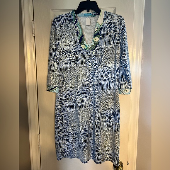 (NWOT) J. McLaughlin Gisele Tunic Dress Catalina Jersey size M - Picture 3 of 12